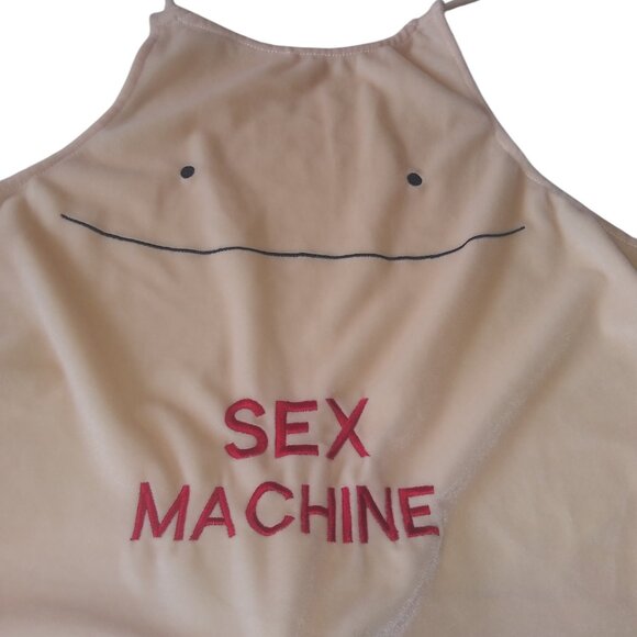 Sex Machine Men's Apron Naughty Novelty Penis Apron Gag Gift - Picture 3 of 11